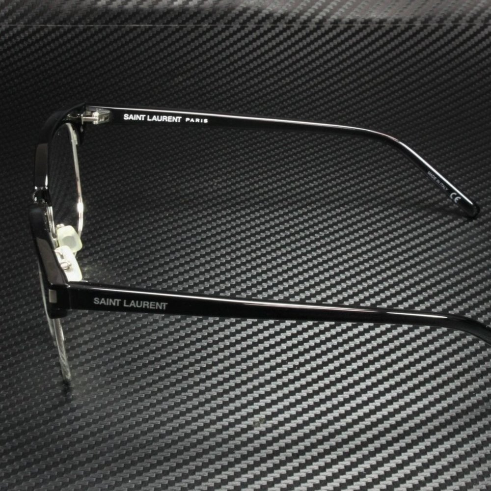 Saint Laurent Men's Shiny Black Eyeglasses! - Picture 4 of 4